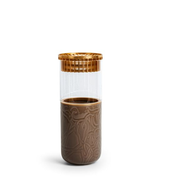 Luxury Flower Vase From Majlis - Brown