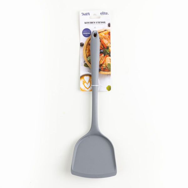 Wide silicone
 food dustpan - Grey