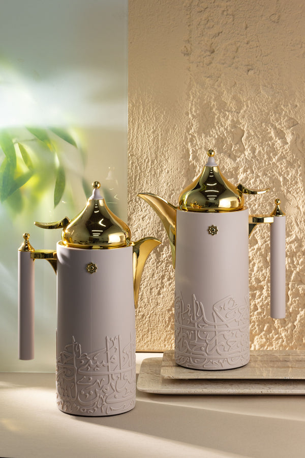 Set Of Vacuum Flasks From Jiwar -  Purple + Gold