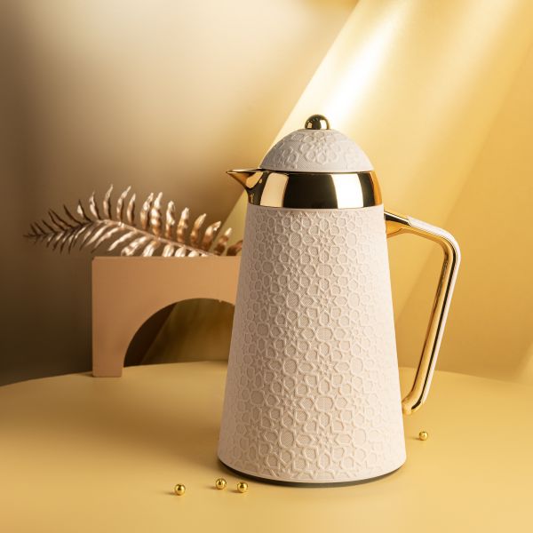 Vacuum Flask For Tea And Coffee From Crown - Beige