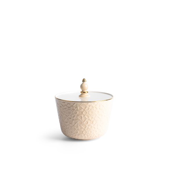  Small Porcelain Vase From Crown - Beige