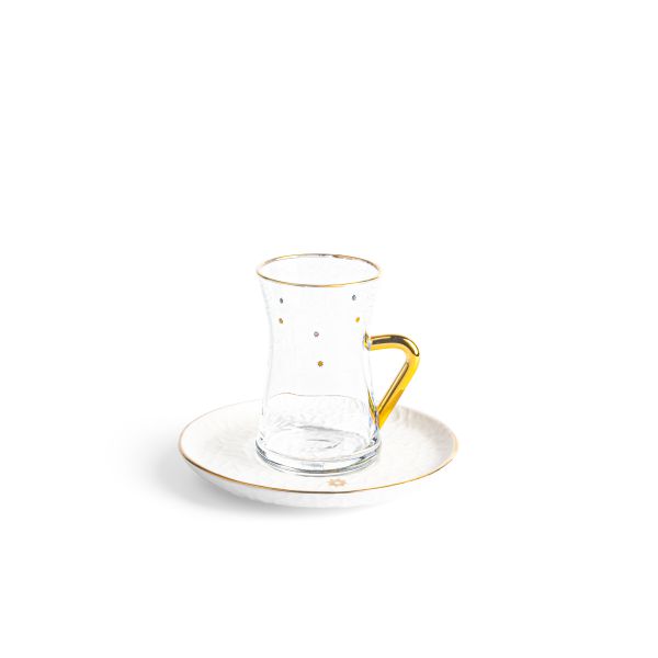 Tea Glass Sets From Crown - Gold