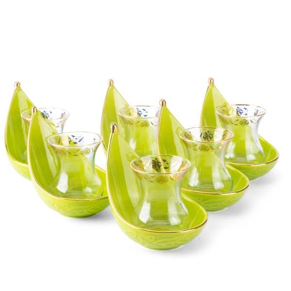 Tea Glass Sets From Queen - Green