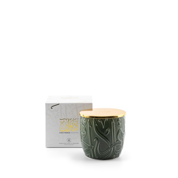 Luxury Scented candle From Diwan -  Green