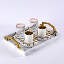 White - Turkish Coffee Sets From Majeste