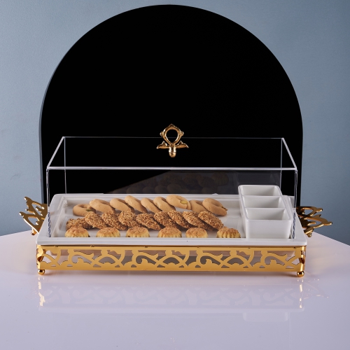 [T2027] Gold - Serving Trays From Trays Collection
