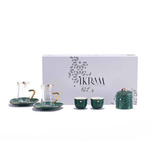 [ET1410] Green - Tea Glass And Coffee Sets From Ikram